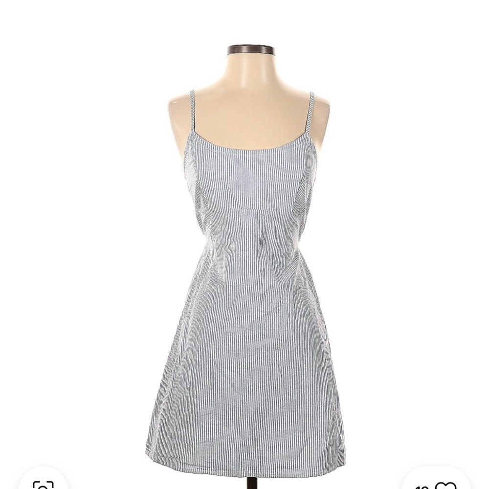 Striped Spaghetti Strap Dress